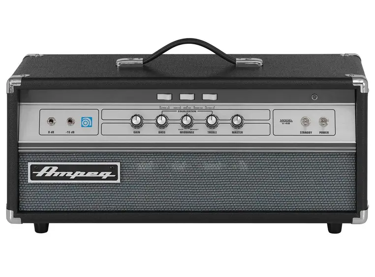 Ampeg V-4B All-Tube 100W head Silverface 